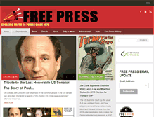 Tablet Screenshot of freepress.org