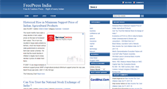 Desktop Screenshot of freepress.in